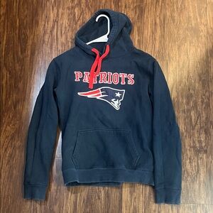 Vintage Patriots Kids Navy Hoodie